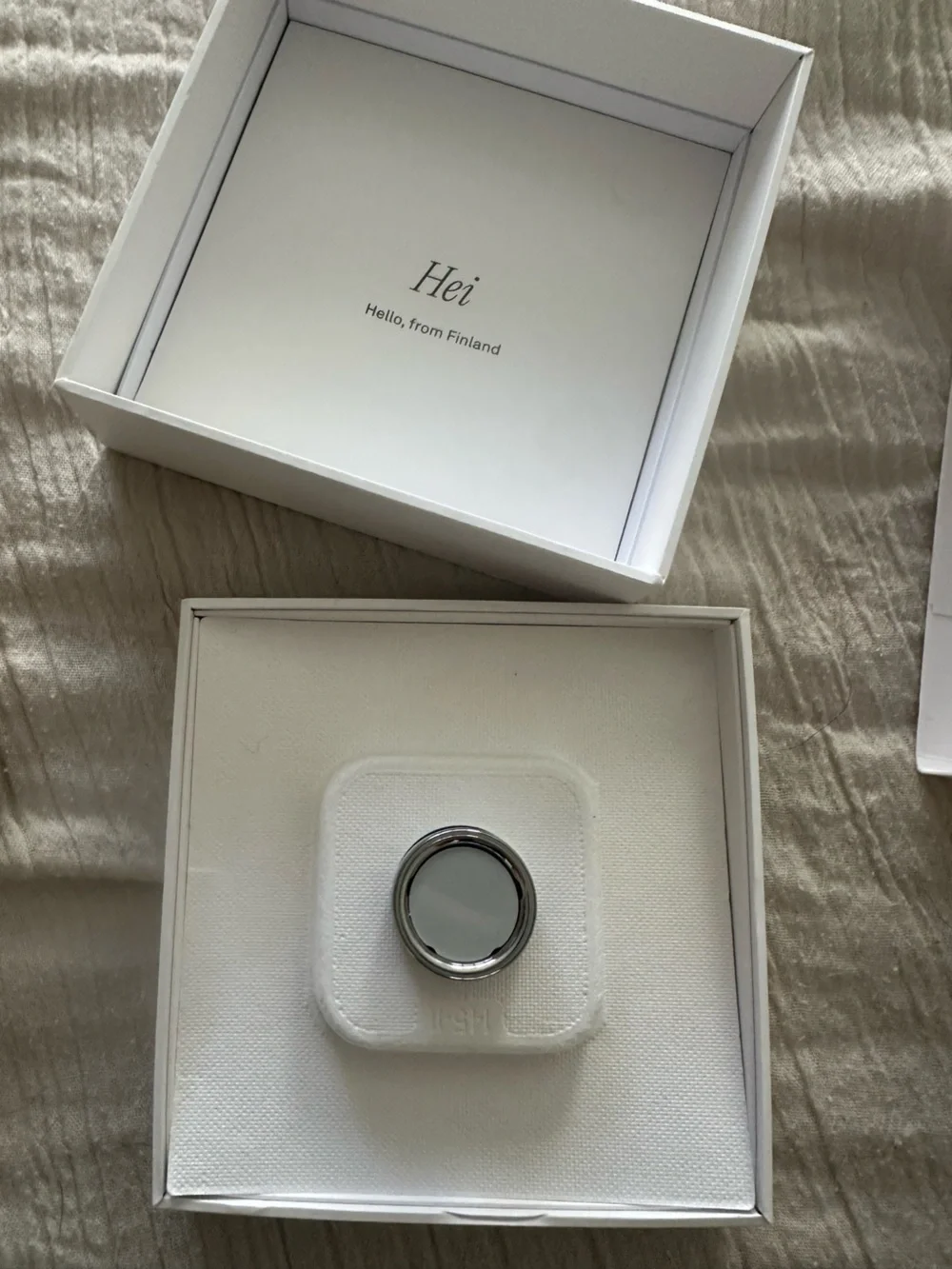 Oura silver ring